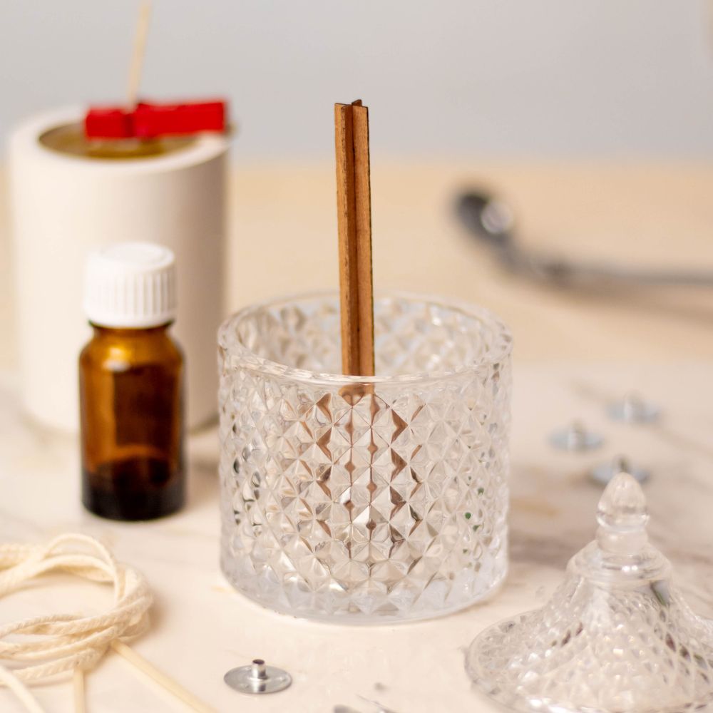 drveni fitilji za svijeće