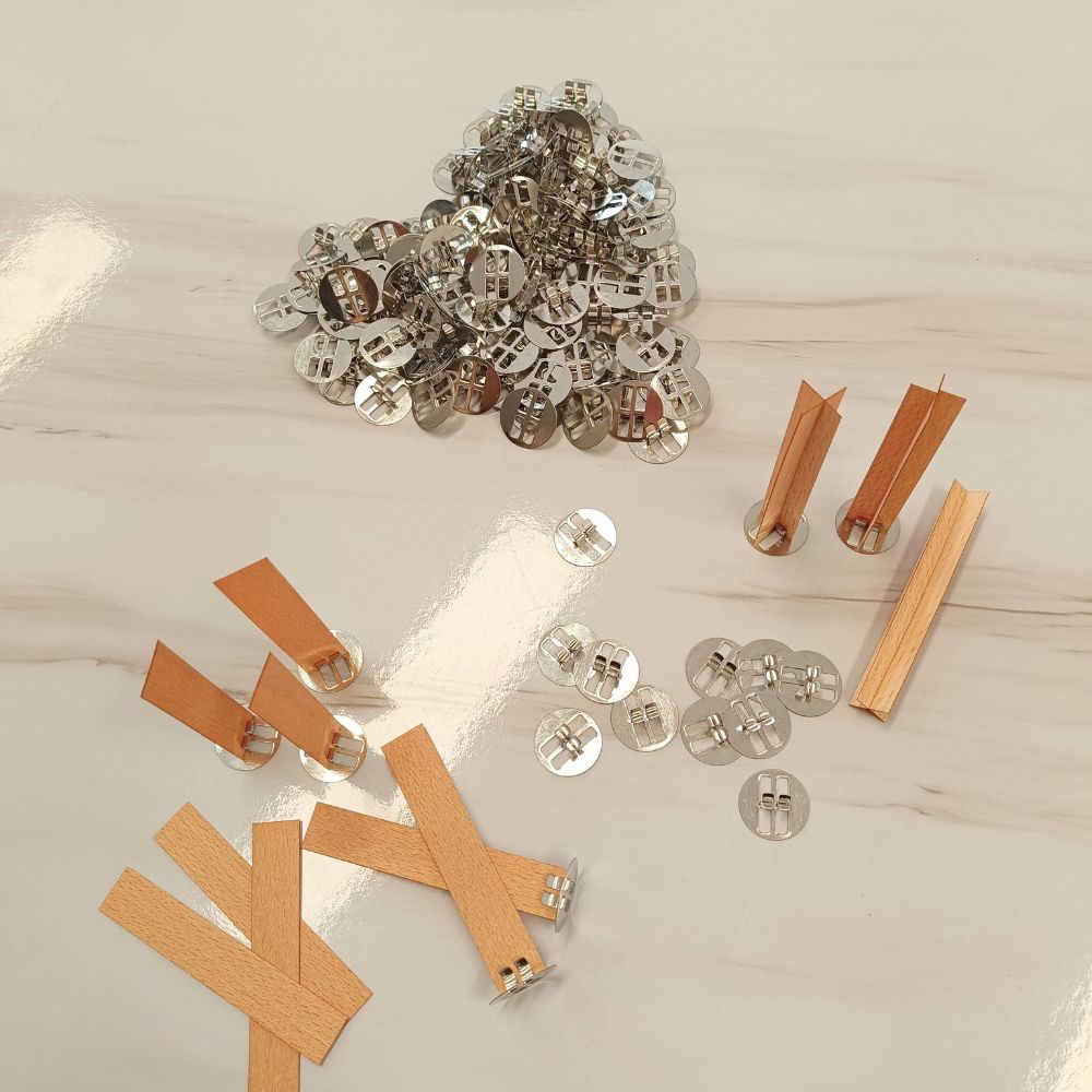 Metalni podlošci za drvene fitilje