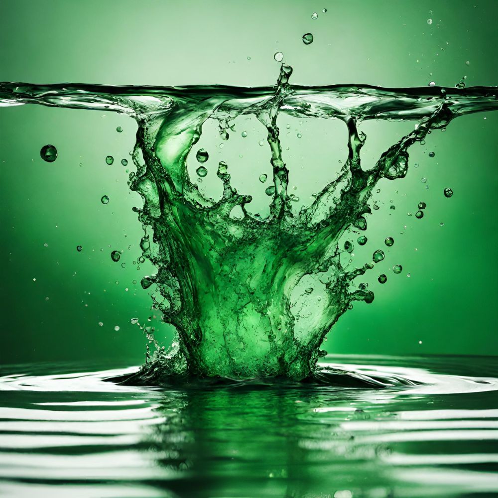 Zelena boja za svijeće - granule