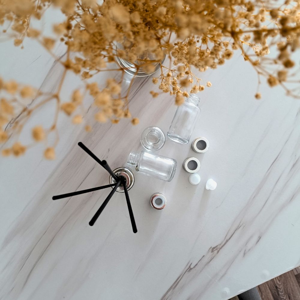 40 ml Cilindra bočica s oba čepa - set