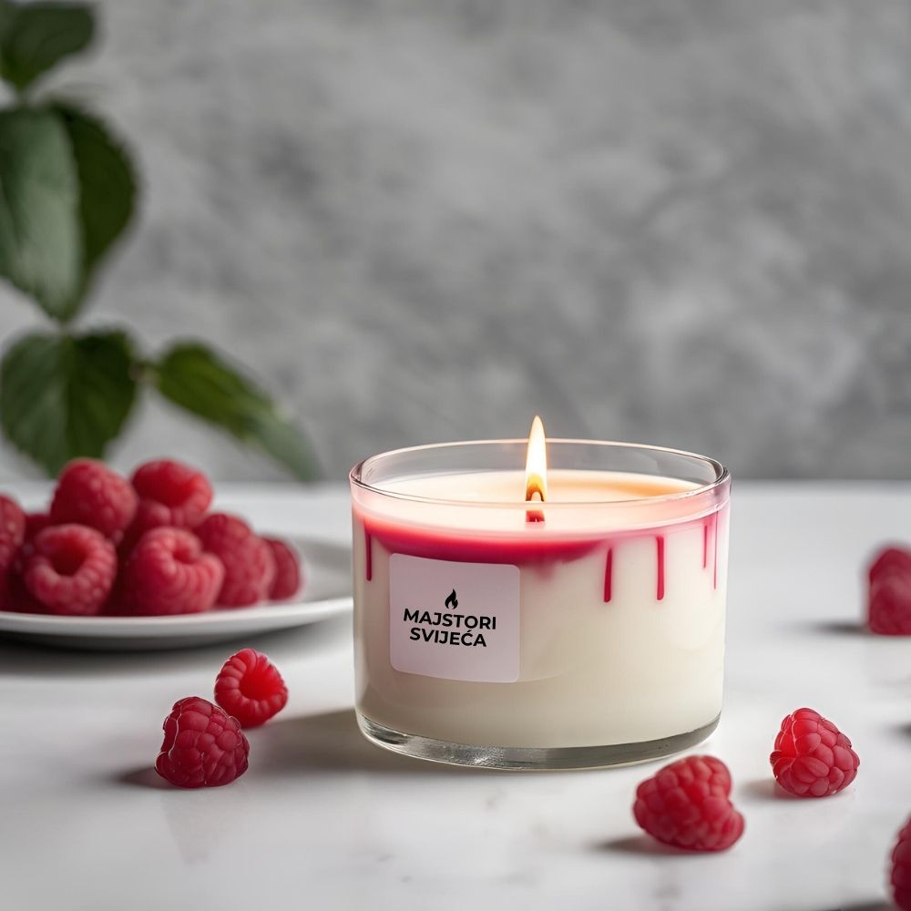 Miris za svijeće - Panna Cotta i Malina