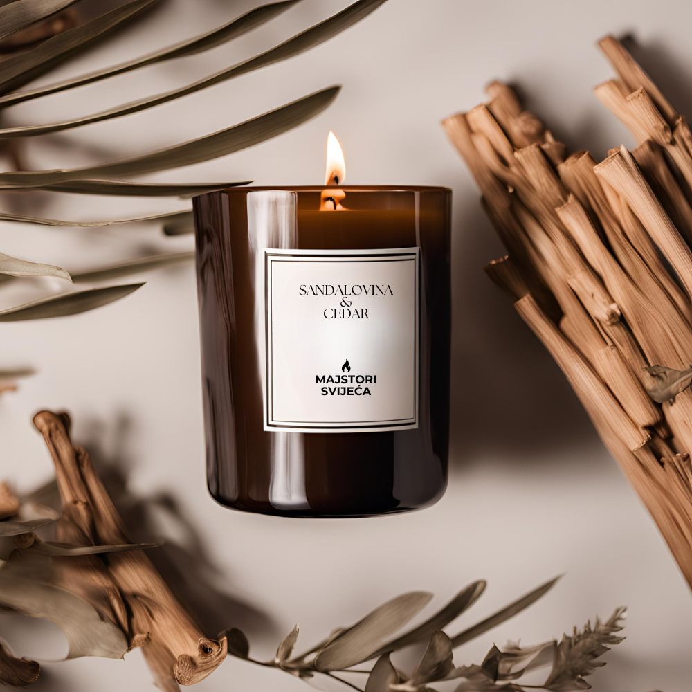 Miris za svijeće - Panna Cotta i Malina