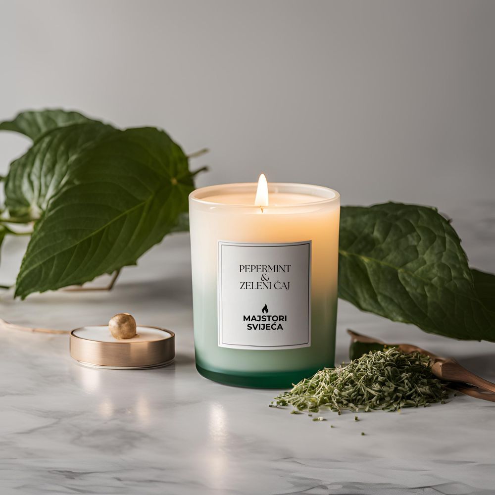 Miris za svijeće - Pepermint i zeleni čaj