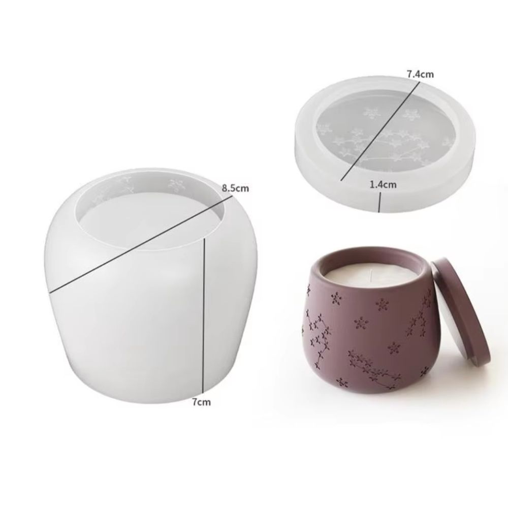 silikonski kalup za svijeće